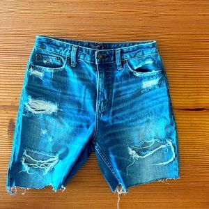 Abercrombie & Fitch Jean Shorts High Rise